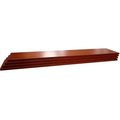 Windmill Slatwall Products Slatwall Cherry Shelves, 3/4"Hx10"Dx47-3/4"W, Finished on 2 Sides and 3 Edges 4PKG-H-Center-Cherry